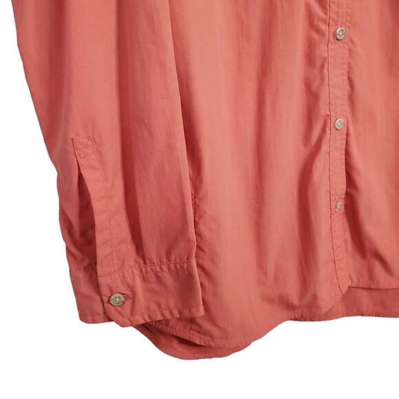 Eddie Bauer Womens Size XL Shirt Shacket Travex Roll Tab Vented Outdoorsy Sports - Picture 4 of 8